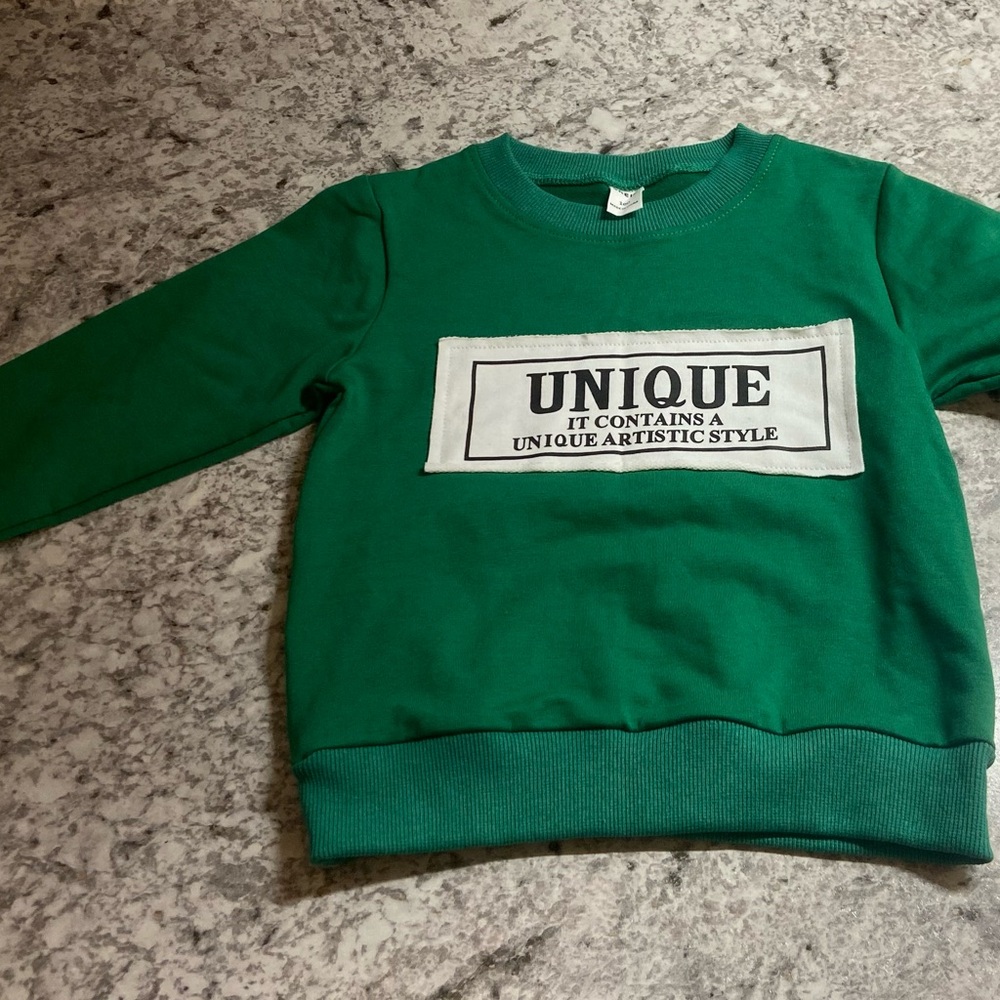 Unique Green Sweatshirt